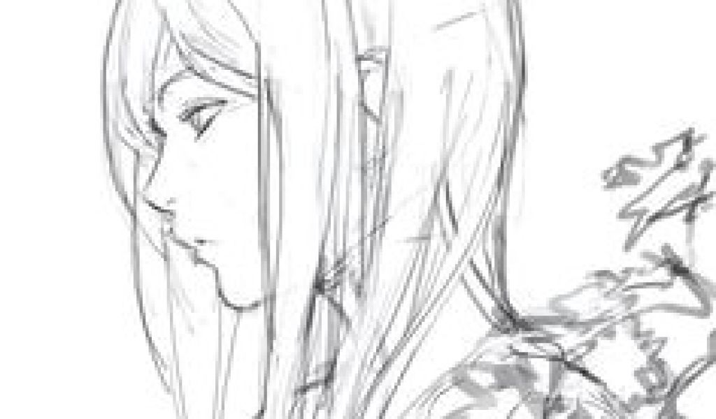 1024x600 drawing of a girl side view anime girl drawing side view faces - Picture Of A Girl Drawing