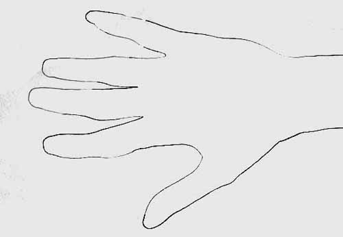 500x346 Hand Drawing How To Draw - Picture Of A Hand Drawing