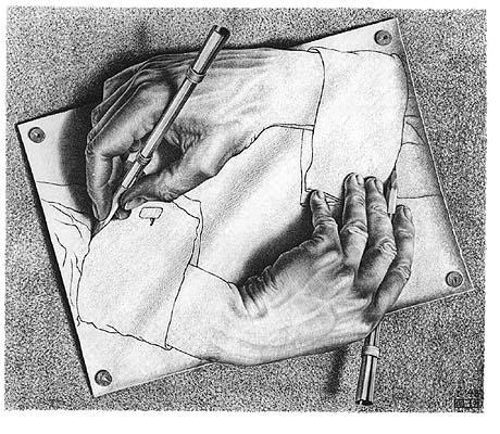 460x400 hand drawing a hand - Picture Of A Hand Drawing