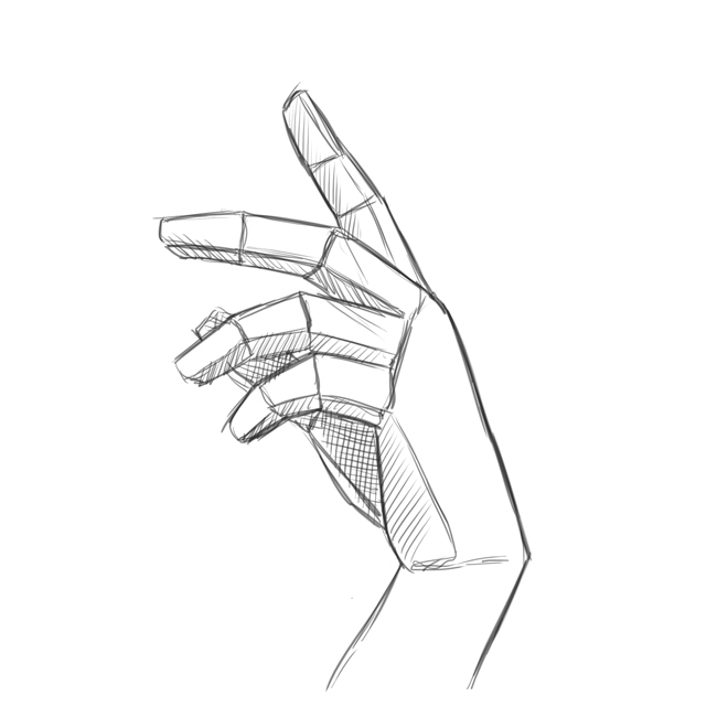 660x660 Drawing Hands - Picture Of A Hand Drawing