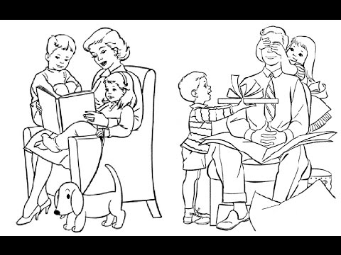 480x360 How To Draw A Happy Family - Picture Of Family Drawing