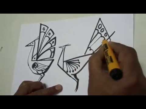 480x360 How To Draw A Peacock Step - Picture To Drawing Free
