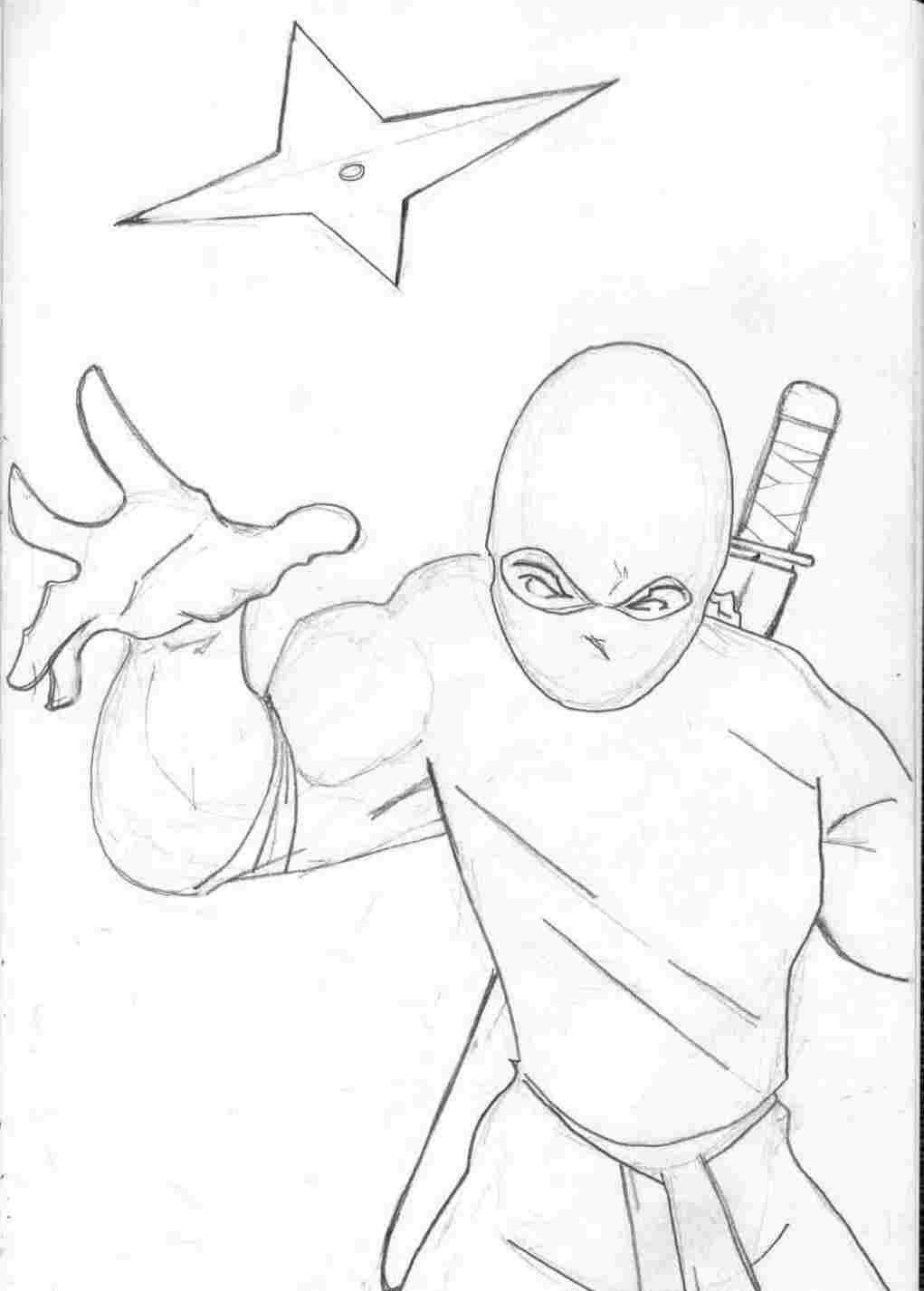 1021x1426 on rhcom pin ninja drawing easy - Pictures For Drawing Easy