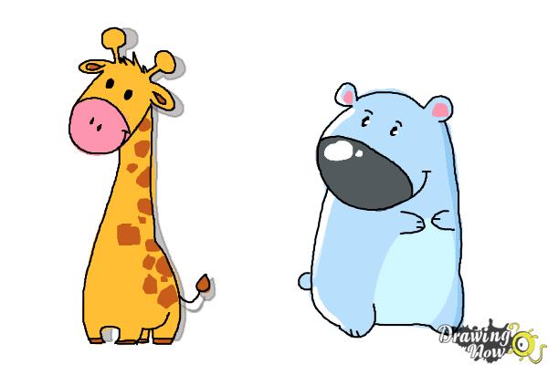 600x400 How To Draw Cute Animals - Pictures Of Animals Drawing