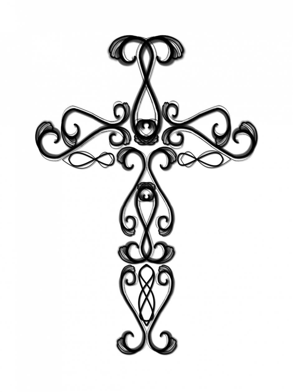 940x1259 cross drawing easy for free download - Pictures Of Crosses Drawing