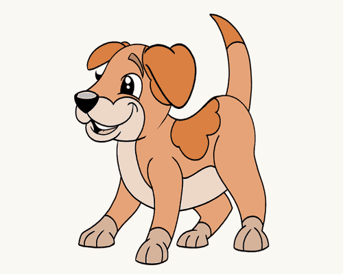 500x400 how to draw dogs - Pictures Of Dogs Drawing