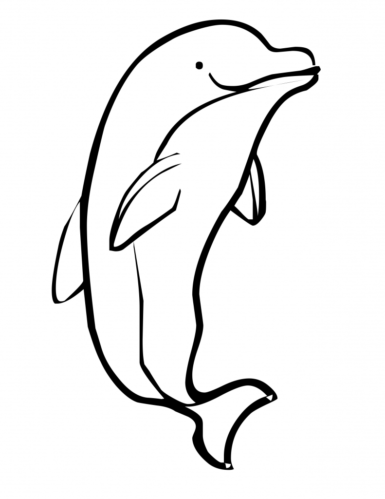 791x1024 dolphins drawings for kids free download clip art - Pictures Of Dolphins Drawing