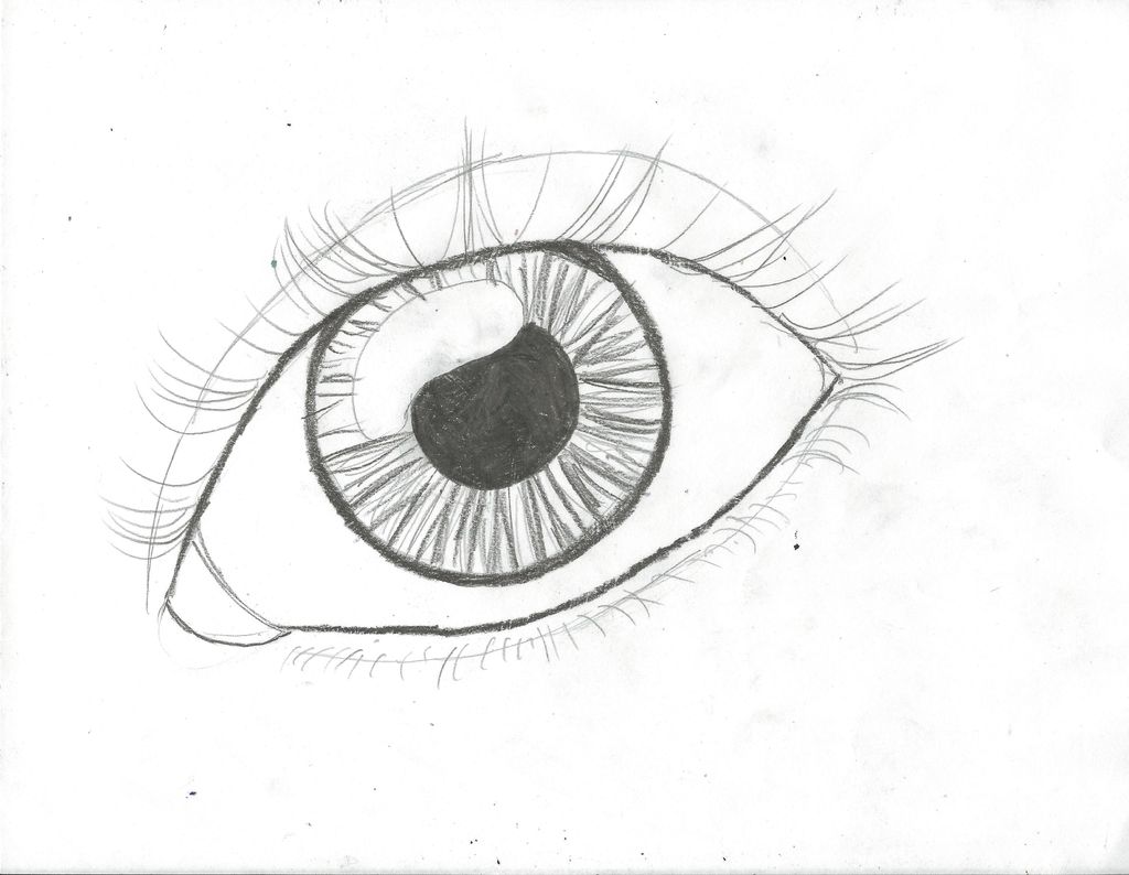 1024x794 How To Draw An Eye - Pictures Of Eyes Drawing