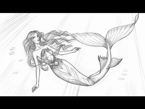 480x360 how to draw a mermaid - Pictures Of Mermaids Drawing