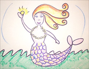 350x271 how to draw how to draw a mermaid - Pictures Of Mermaids Drawing