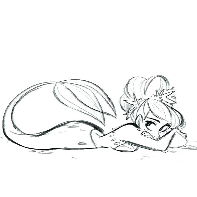 640x640 mermaid drawing easy at getdrawings free for personal use mermaids - Pictures Of Mermaids Drawing