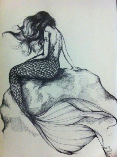 400x535 mermaid drawing tumblr - Pictures Of Mermaids Drawing