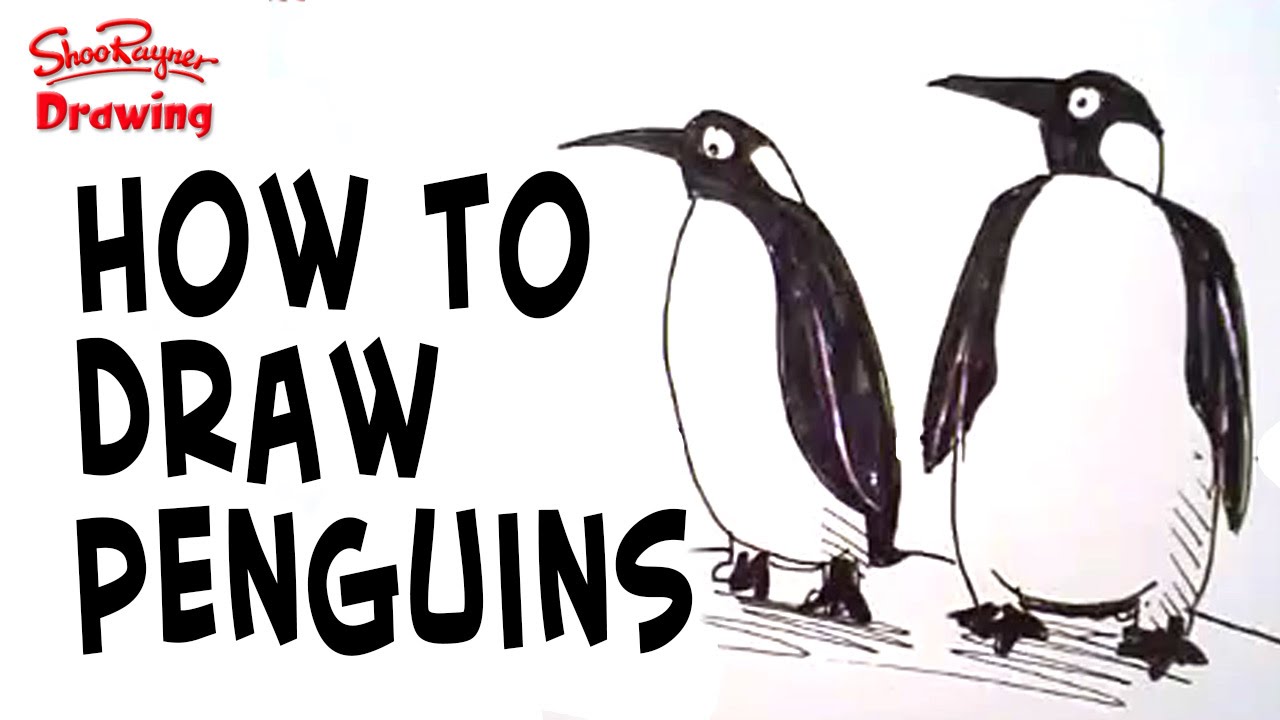 1280x720 how to draw penguins - Pictures Of Penguins Drawing
