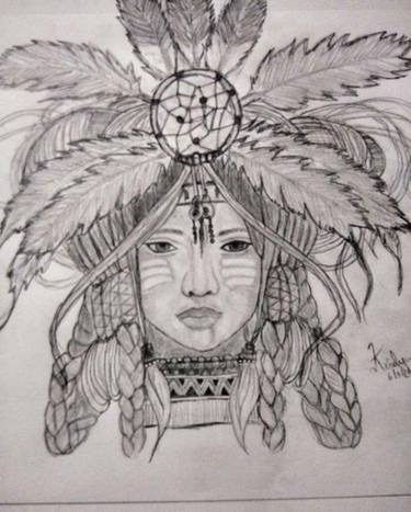 375x467 The Tribal People Drawing - Pictures Of People Drawing