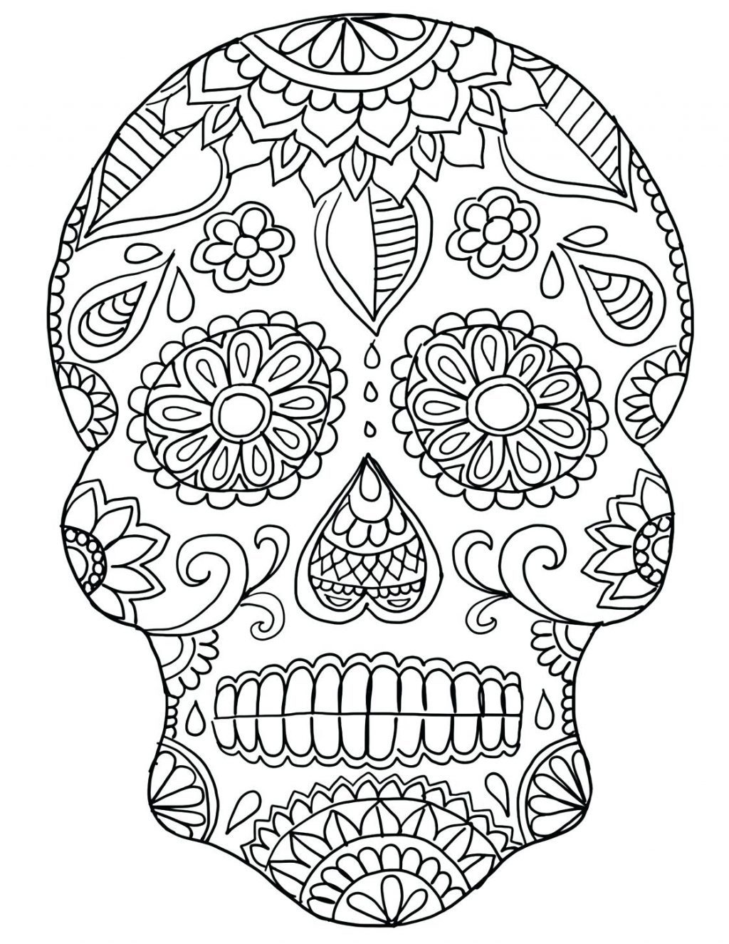 1024x1325 Coloring Pages Free Skullring Pages Picture Ideas Day - Pictures Of Skulls Drawing