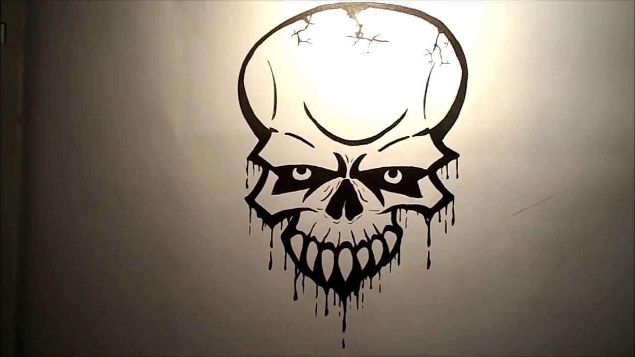 1280x720 How To Draw A Skull - Pictures Of Skulls Drawing