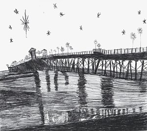 300x268 ocean pier drawings - Pier Drawing