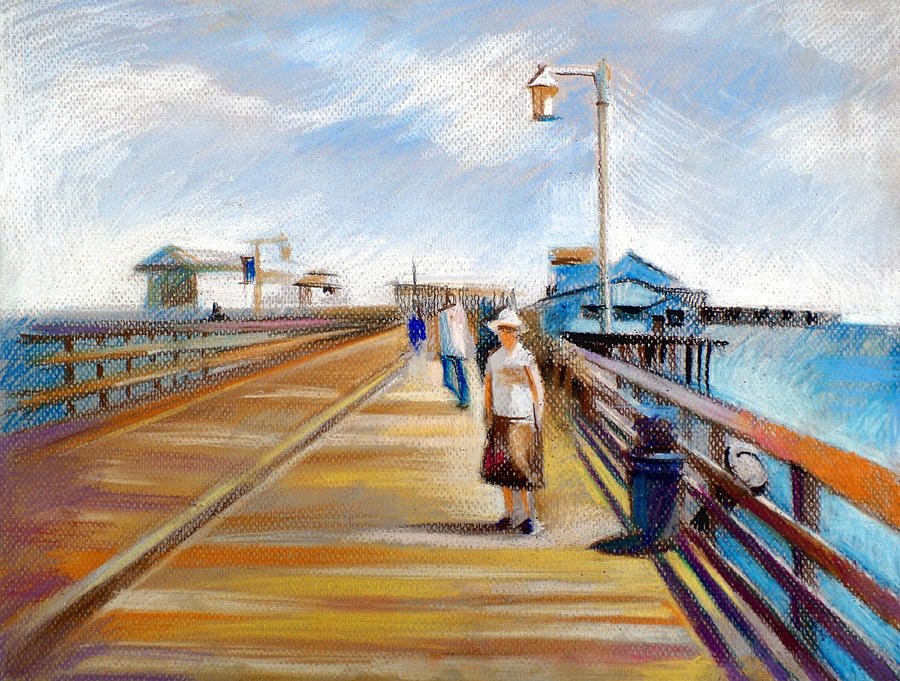 900x681 santa barbara pier drawing - Pier Drawing