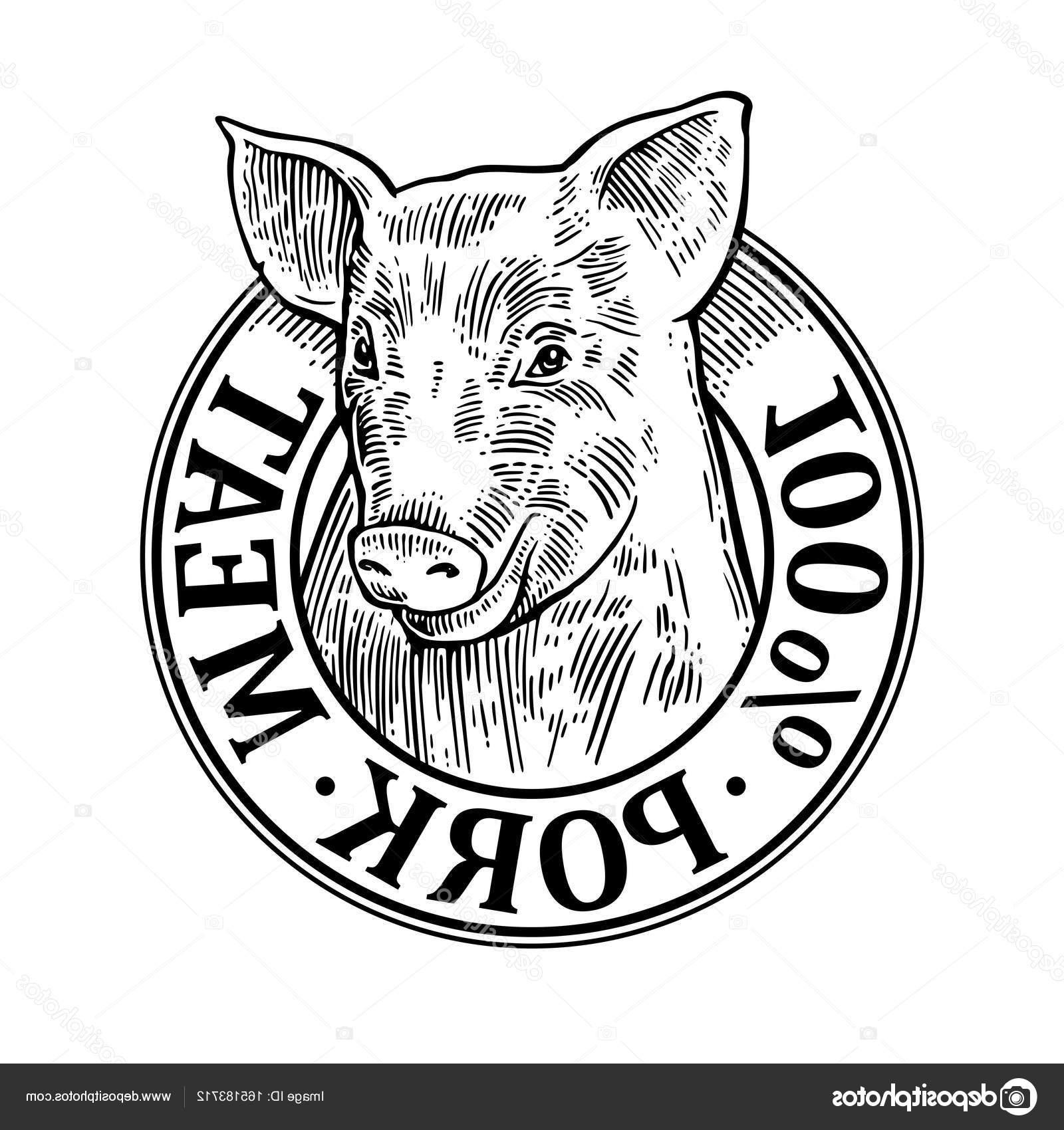 1600x1700 Unique Pig Butcher Drawing Design - Pig Butcher Drawing