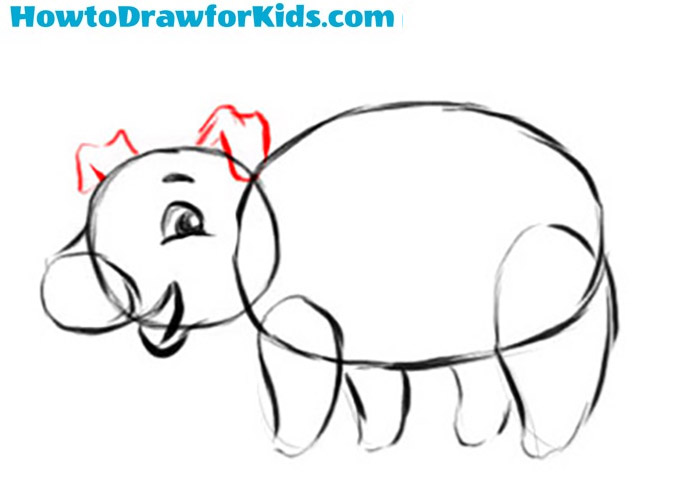 700x484 how to draw a pig for kids how to draw for kids - Pig Drawing For Kids