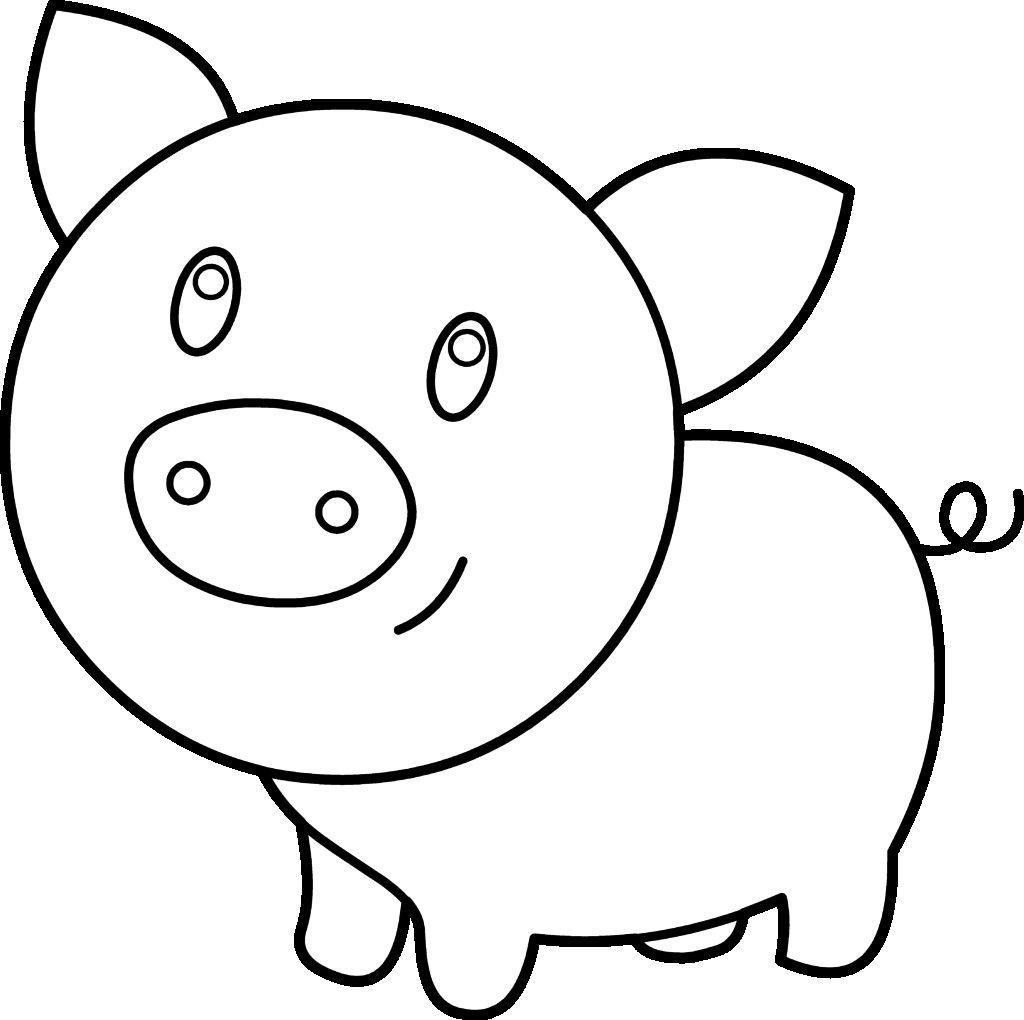 Pig Drawing For Kids at PaintingValleycom Explore