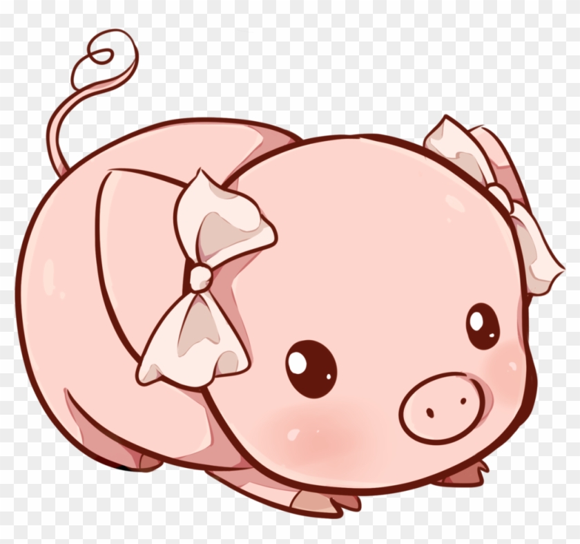 840x787 Kawaii Pig - Pig Drawing Images