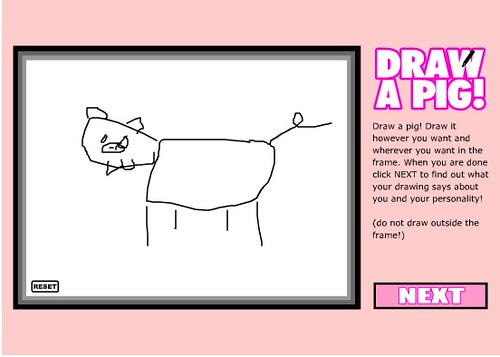 500x357 Time Waster Draw A Pig Personality Test - Pig Drawing Images