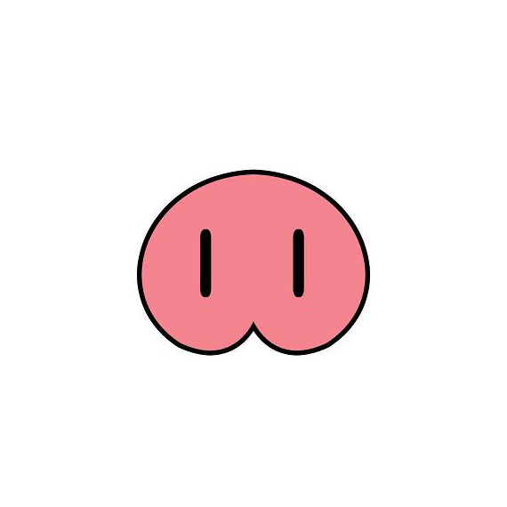 570x570 Pig Snout Clipart - Pig Nose Drawing
