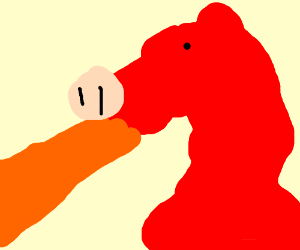 300x250 Red Dragon With Pig Nose Drawing - Pig Nose Drawing