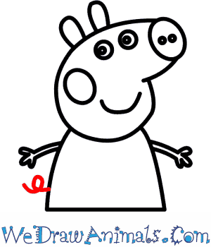 300x350 How To Draw Peppa Pig - Pig Pictures Drawing
