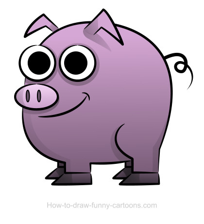 420x462 Pig Drawing - Pig Pictures Drawing