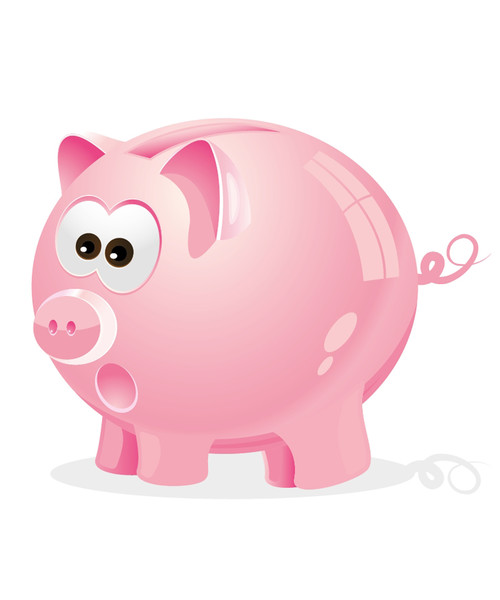 500x600 how to create a cute piggy bank in perspective with adobe - Piggy Bank Drawing