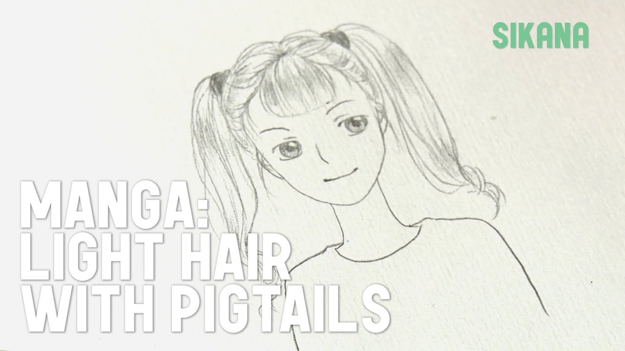 1280x720 How To Draw Anime Girl With Pigtails - Pigtails Drawing