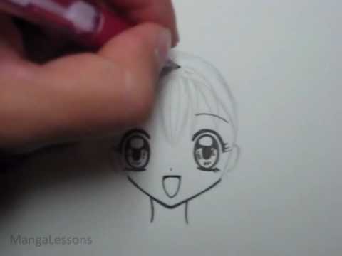 480x360 How To Draw Manga Hair Small Pigtails - Pigtails Drawing
