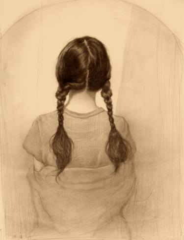 375x488 mako with pigtails drawing - Pigtails Drawing