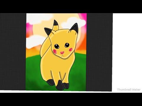 480x360 pikachu cat drawing - Pikachu Cat Drawing