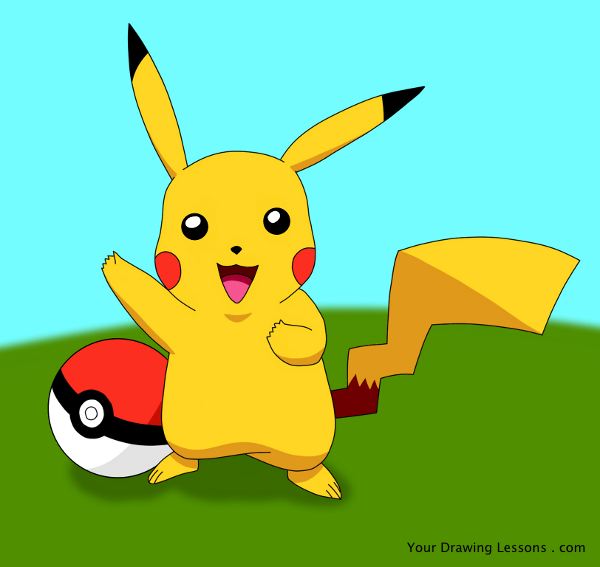 600x567 How To Draw Pikachu Your Drawing Lessons - Pikachu Drawing