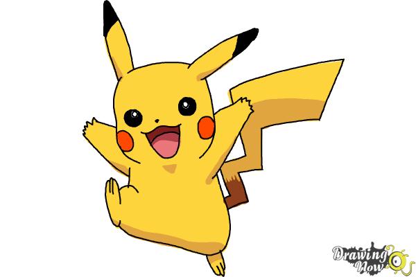 600x400 How To Draw Pikachu - Pikachu Drawing