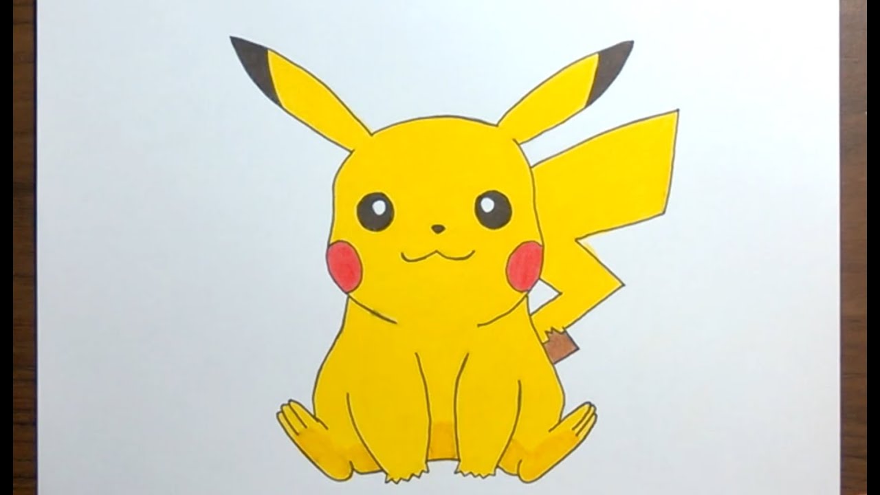 1280x720 drawing pikachu - Pikachu Drawing