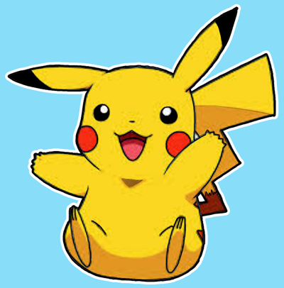 400x406 How To Draw Pikachu From Pokemon With Easy Steps Tutorial How - Pikachu Drawing Easy