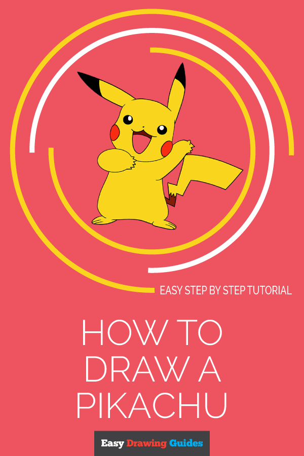 600x900 how to draw a pikachu easy drawing guides - Pikachu Drawing Easy
