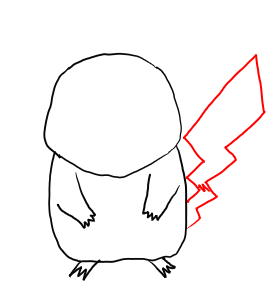 267x292 Step - Pikachu Drawing Step By Step Easy