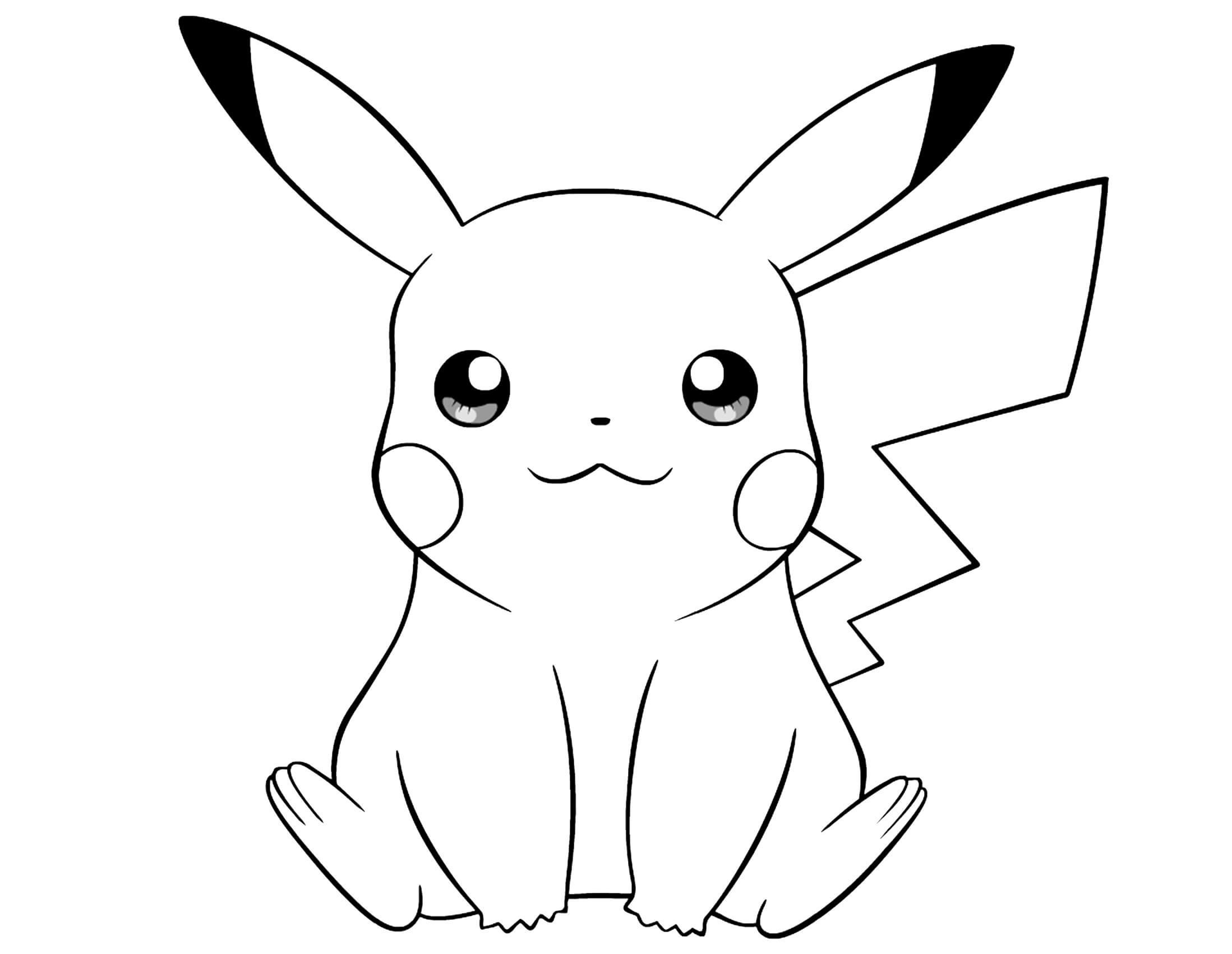 how to draw chibi pikachu
