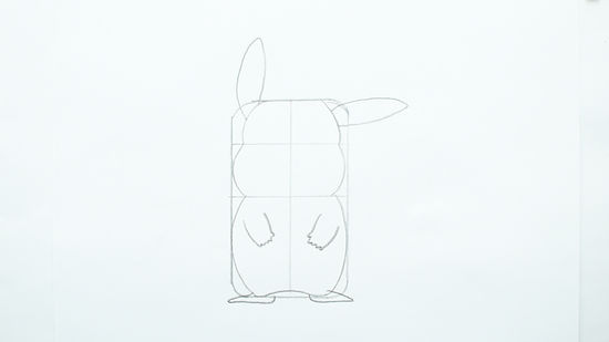 550x309 How To Draw Pikachu - Pikachu Line Drawing
