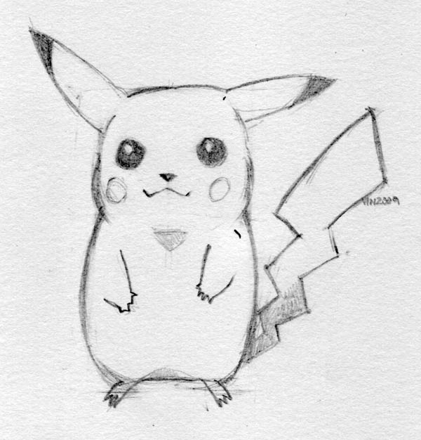 Pikachu Pencil Drawing at PaintingValley.com | Explore collection of ...