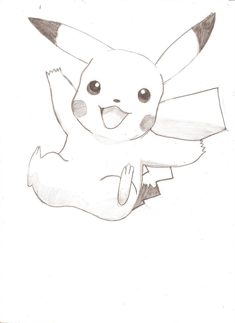 762x1049 Pikachu Pencil Drawing - Pikachu Pencil Drawing