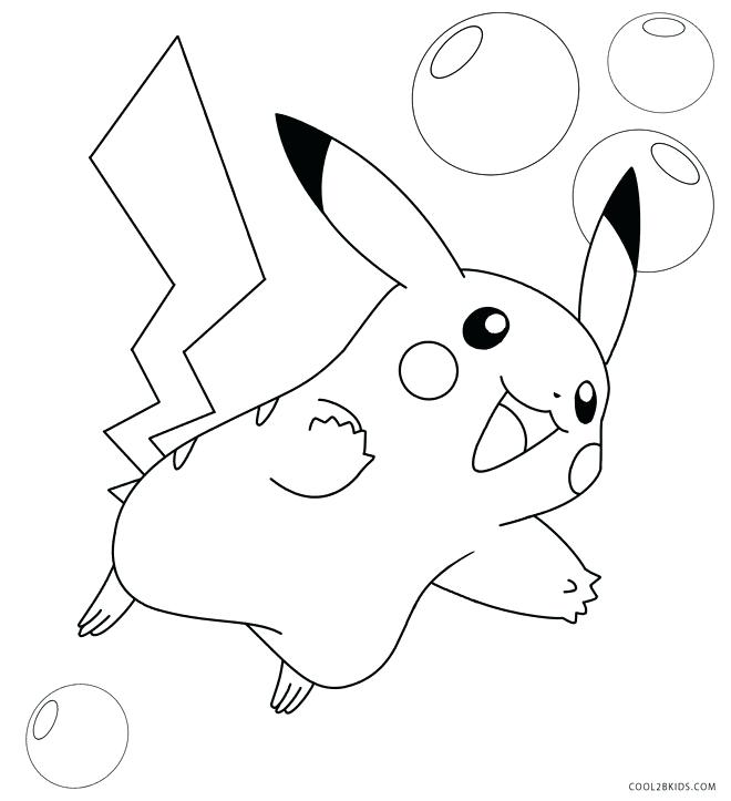 660x723 Zombie Pikachu Colouring - Pikachu Pictures Drawing