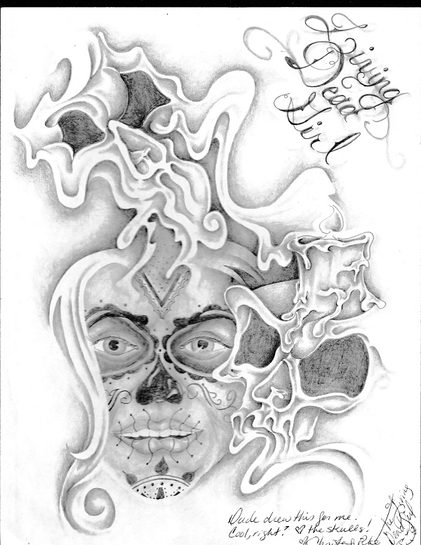 600x776 Christa Pike Signed Pen Pal Drawing True Crime Auction House - Pike Drawing