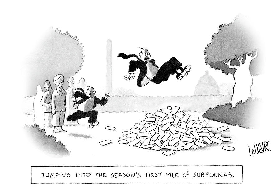 900x611 jumping into the first pile of subpoenas drawing - Pile Drawing