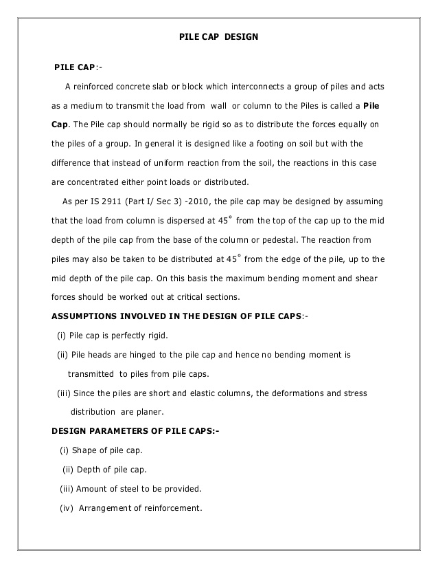 638x826 pile cap two pile laod t desigh and drawing - Pile Drawing